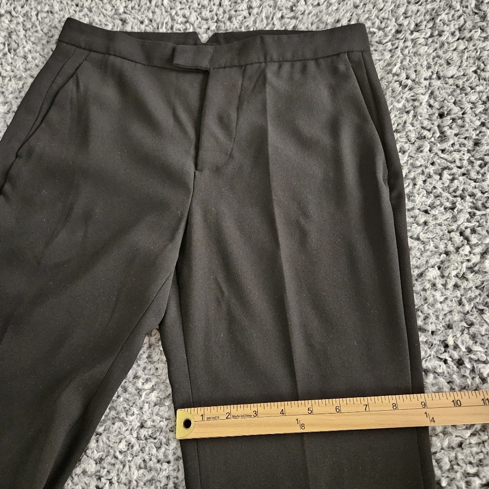 Zara Women's Black Flare Pants Small S 30x34 Long Tall Bootcut Dress Trousers - Picture 10 of 12